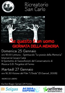 Giornata della memoria 2015